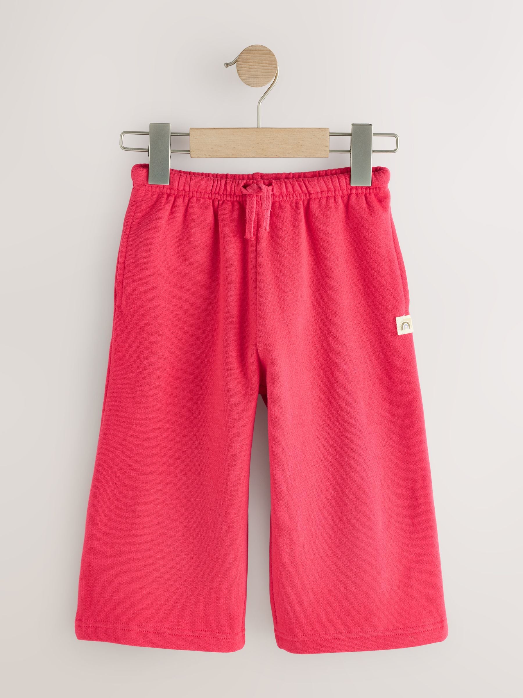 Fuchsia Pink Wide Leg Sweat Joggers (3mths-7yrs) image 4
