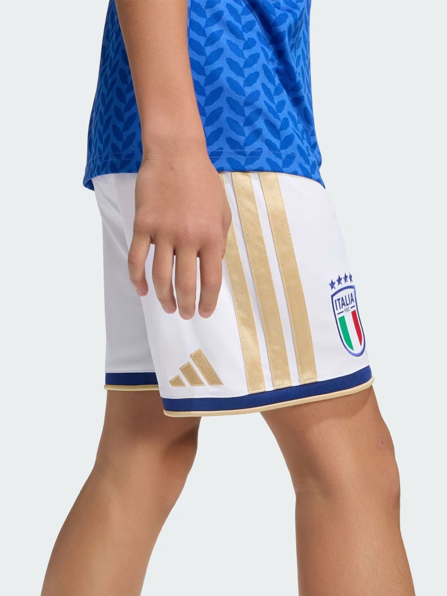 Dsiney Kidz - adidas White Italy 26 Home Shorts image 4