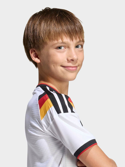 Dsiney Kidz - adidas White Germany 26 Home Kids Jersey image 3