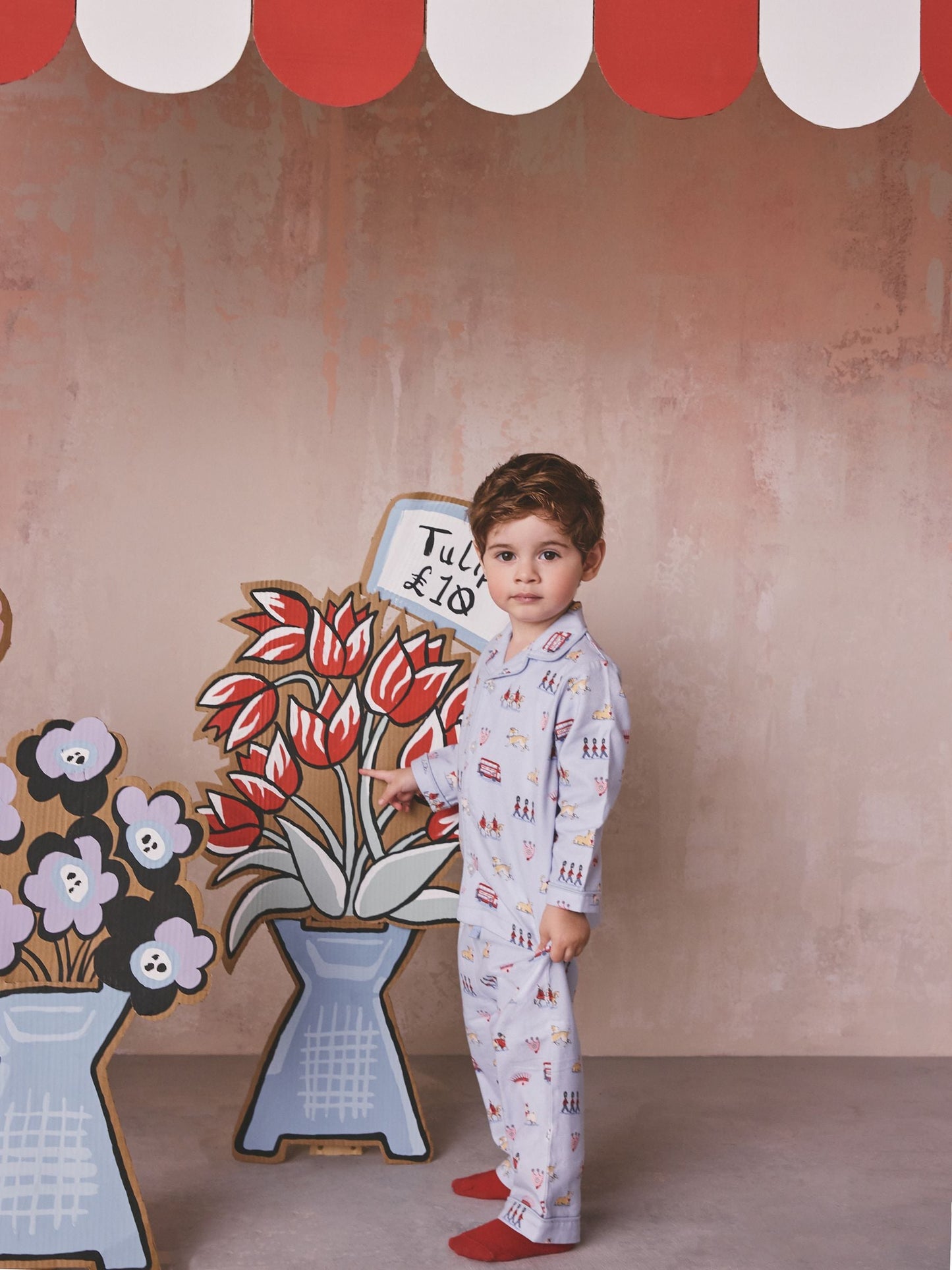 Blue London Cath Kidston Single Button Through Pyjamas image 4