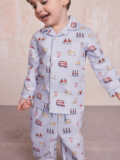 Blue London Cath Kidston Single Button Through Pyjamas image 6