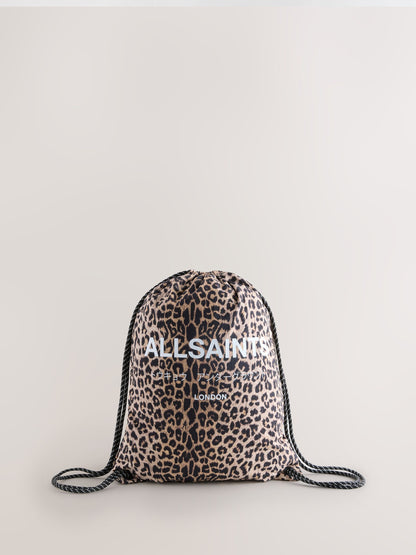 smALLSAINTS Leopard Back to School Underground Logo Drawstring Bag - image 3