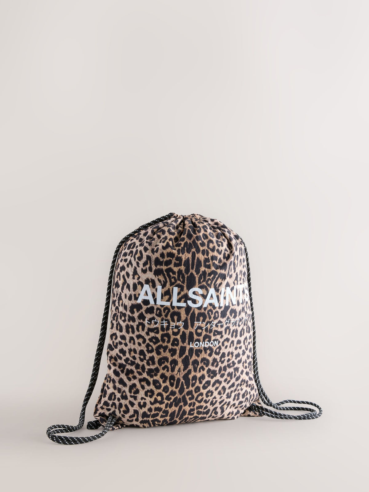 smALLSAINTS Leopard Back to School Underground Logo Drawstring Bag - image 4