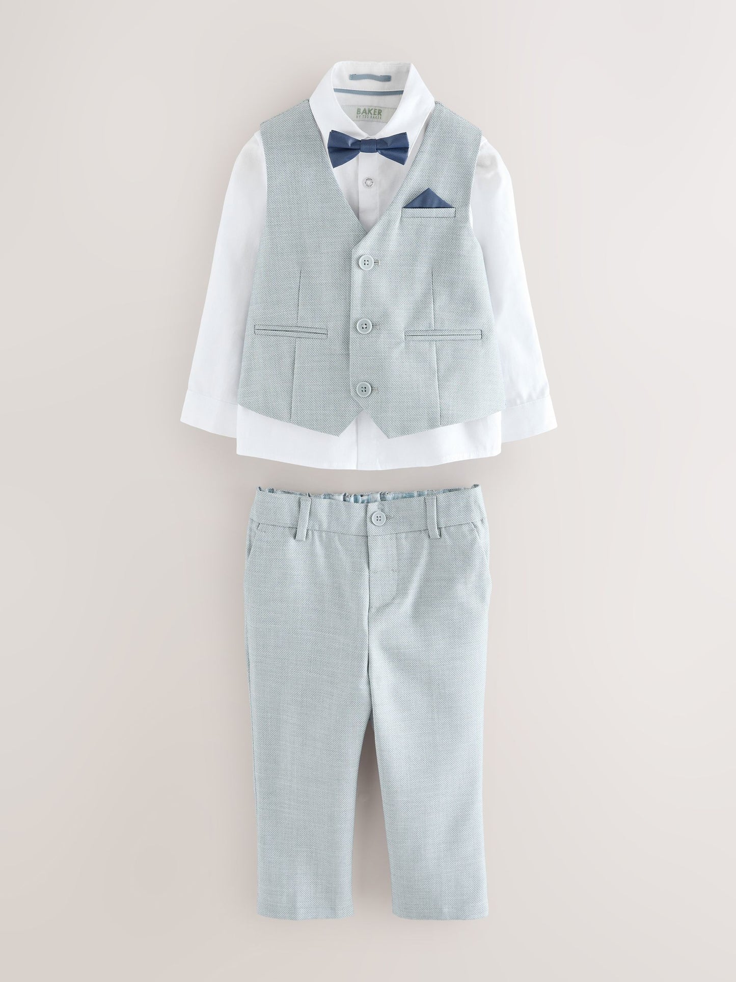 Baker by Ted Baker Waistcoat Shirt And Trousers Set image 5