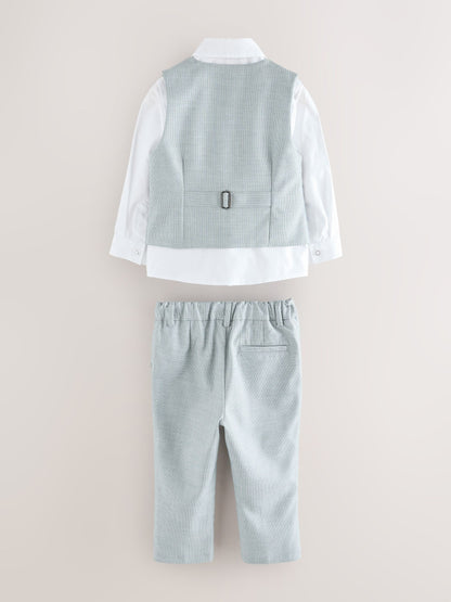Baker by Ted Baker Waistcoat Shirt And Trousers Set image 6