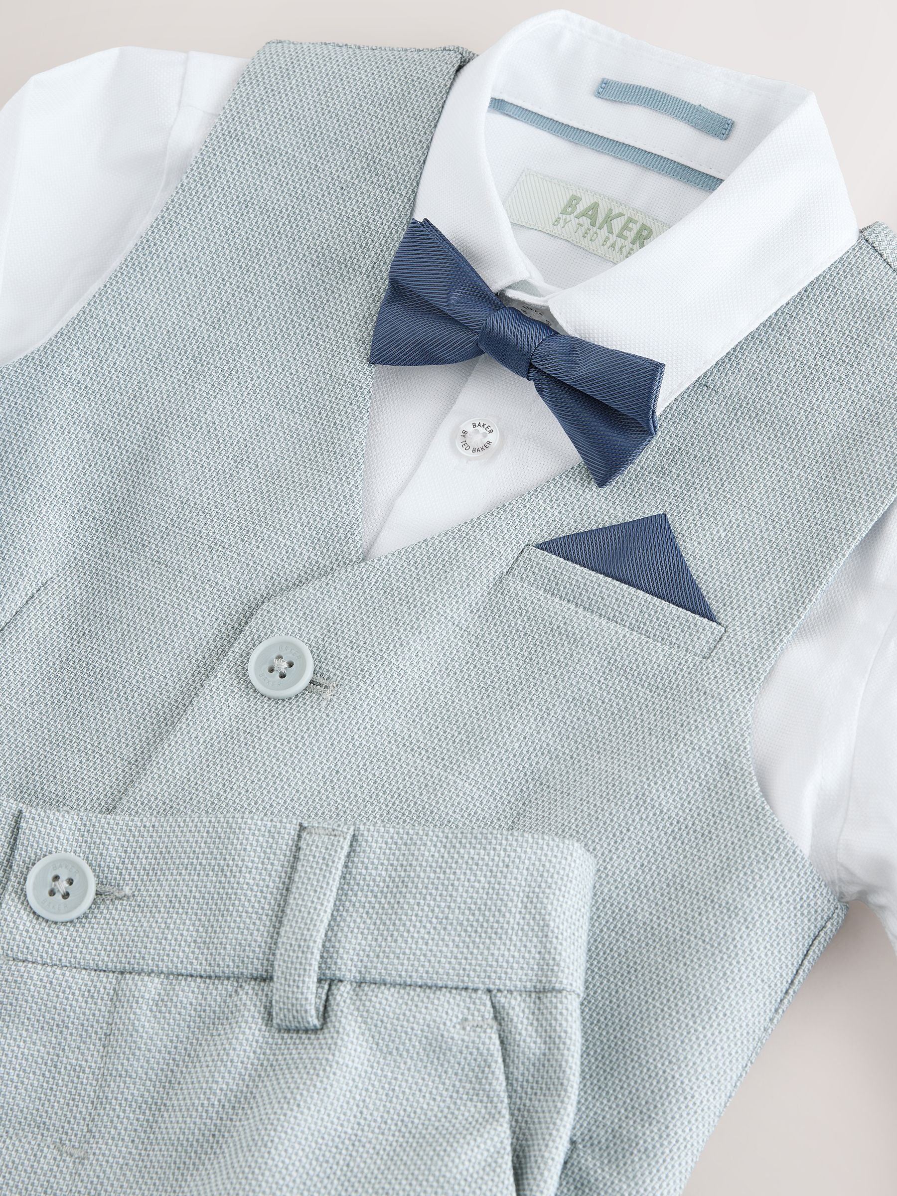 Baker by Ted Baker Waistcoat Shirt And Trousers Set image 8