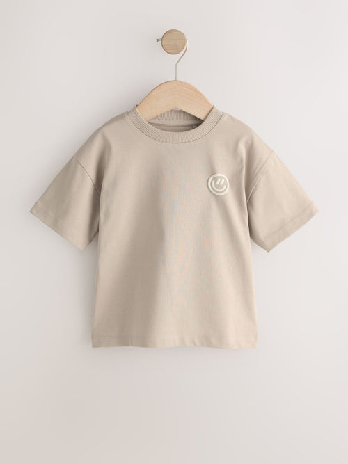 Cement Smile Short Sleeve Small Graphic T-Shirt (3mths-8yrs) image 1