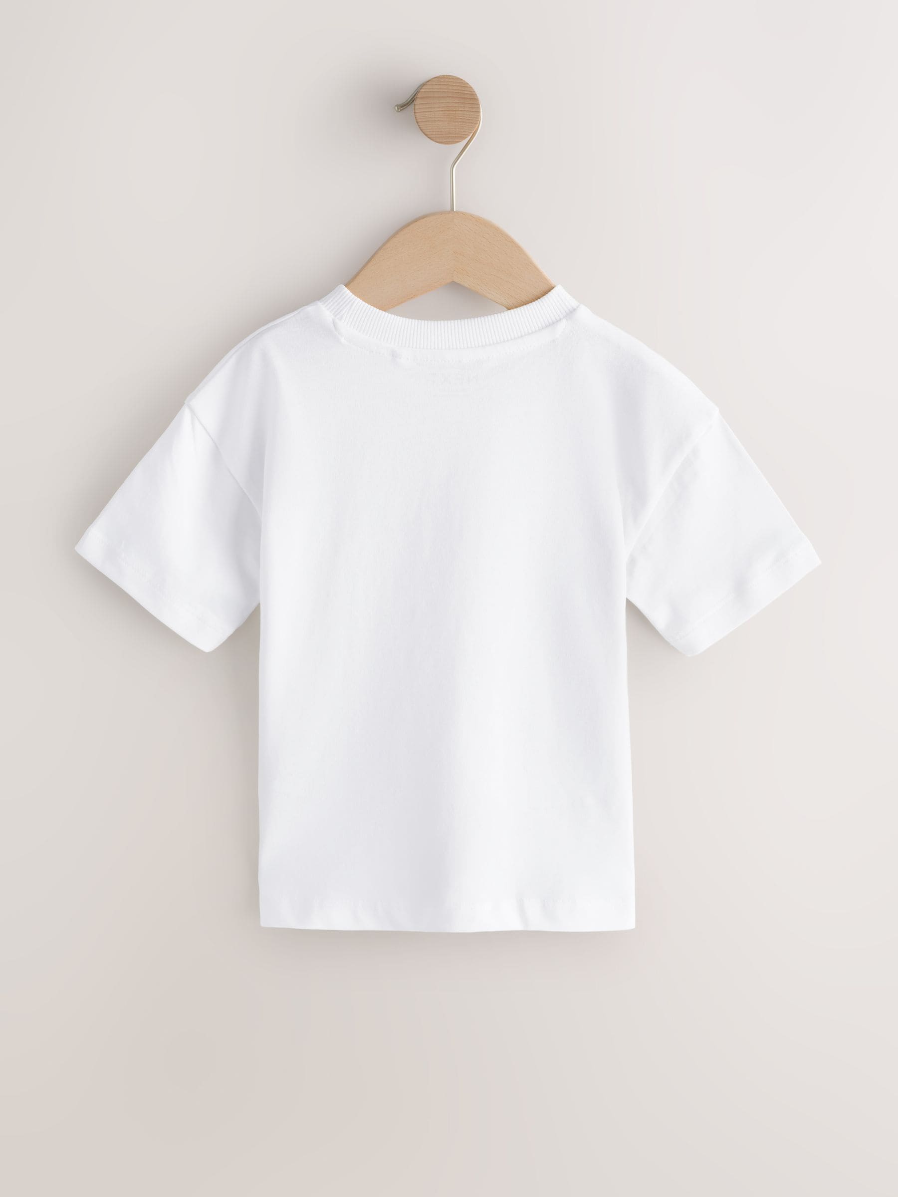 Dsiney Kidz - White Palm Tree Short Sleeve Small Graphic T-Shirt (3mths-7yrs) image 2