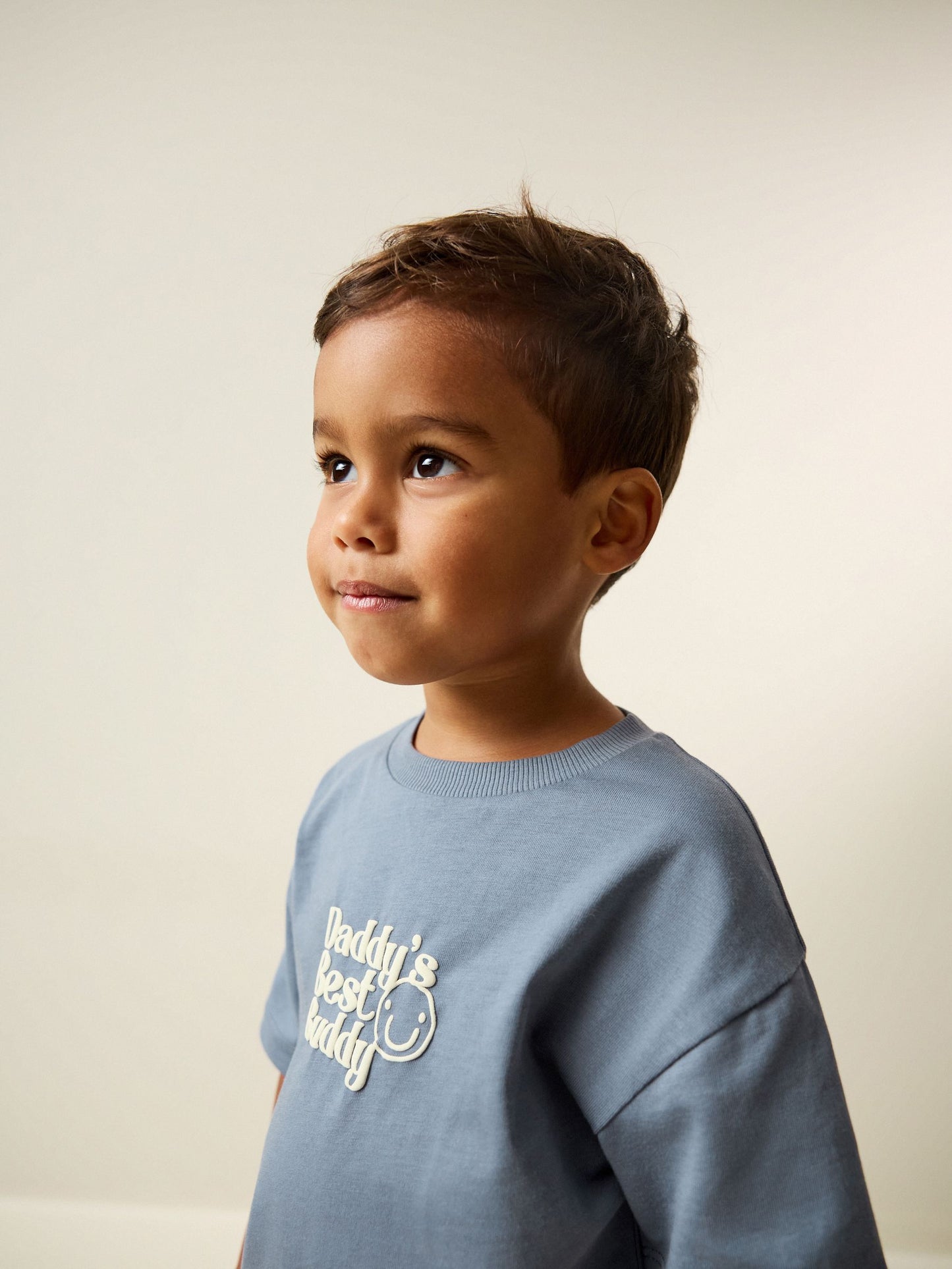 Dsiney Kidz - Blue Daddy's Best Buddy Short Sleeve Small Graphic T-Shirt (3mths-7yrs) image 4