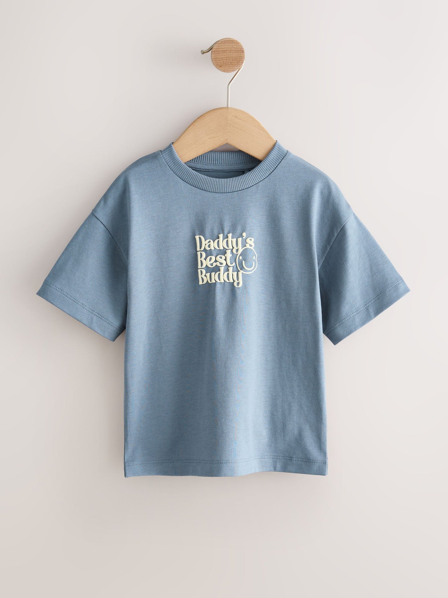 Dsiney Kidz - Blue Daddy's Best Buddy Short Sleeve Small Graphic T-Shirt (3mths-7yrs) image 5