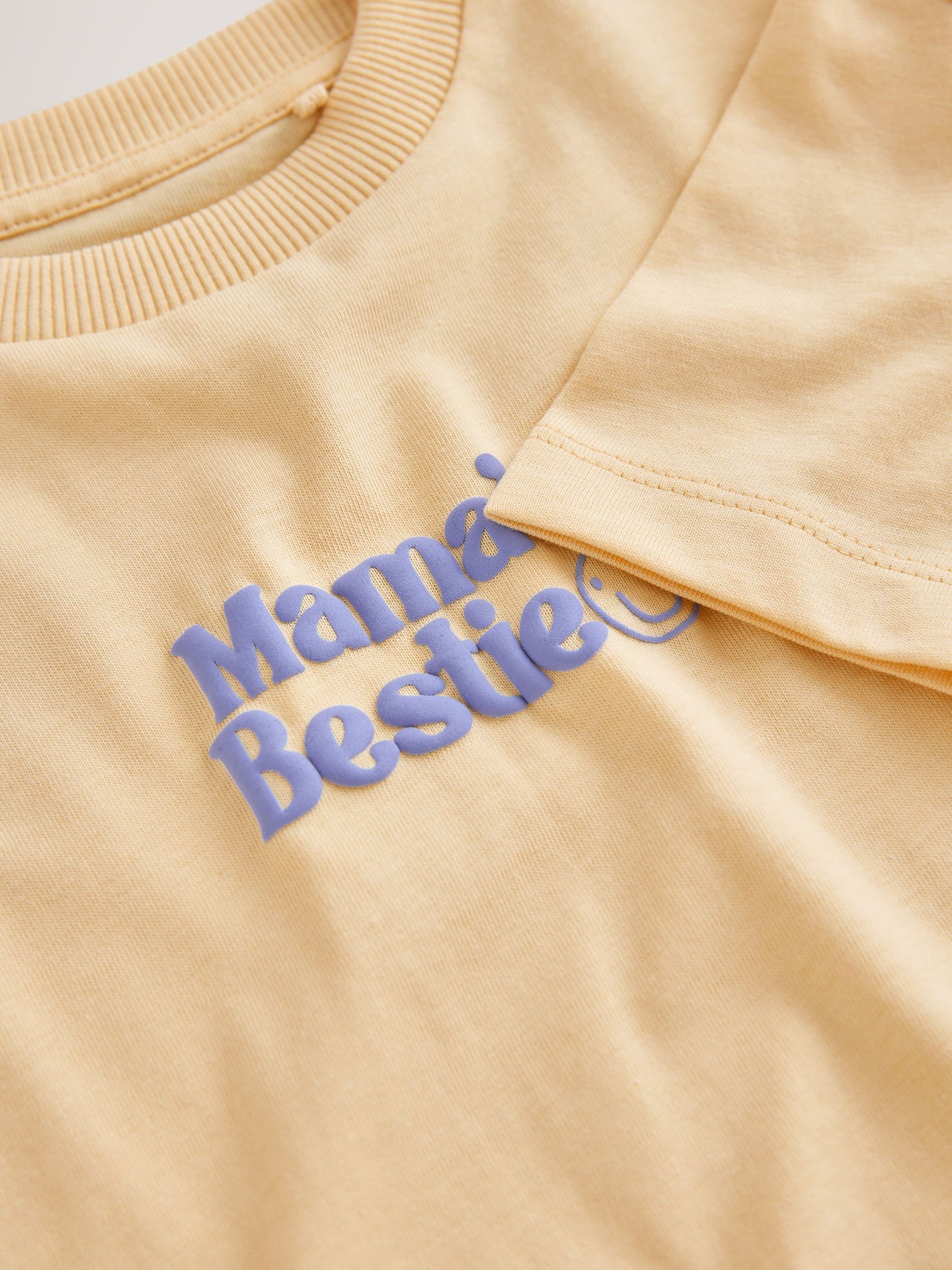 Dsiney Kidz - Yellow Mama's Bestie Short Sleeve Small Graphic T-Shirt (3mths-7yrs) image 7