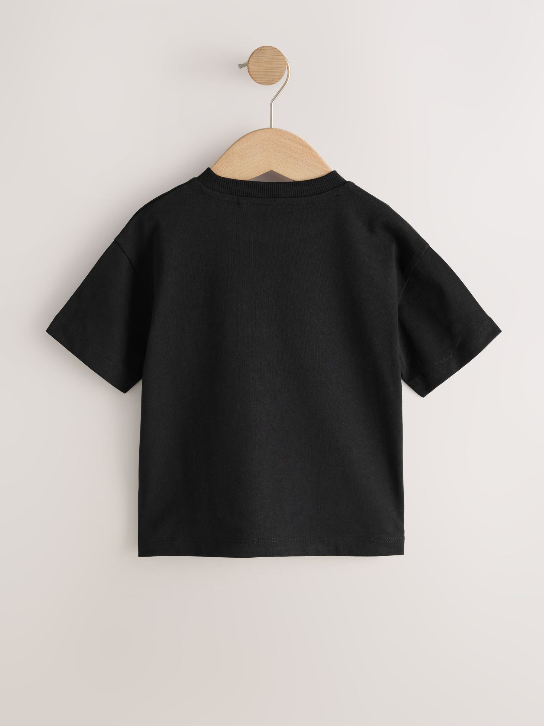 Dsiney Kidz - Black Smile Short Sleeve Small Graphic T-Shirt (3mths-7yrs) image 5