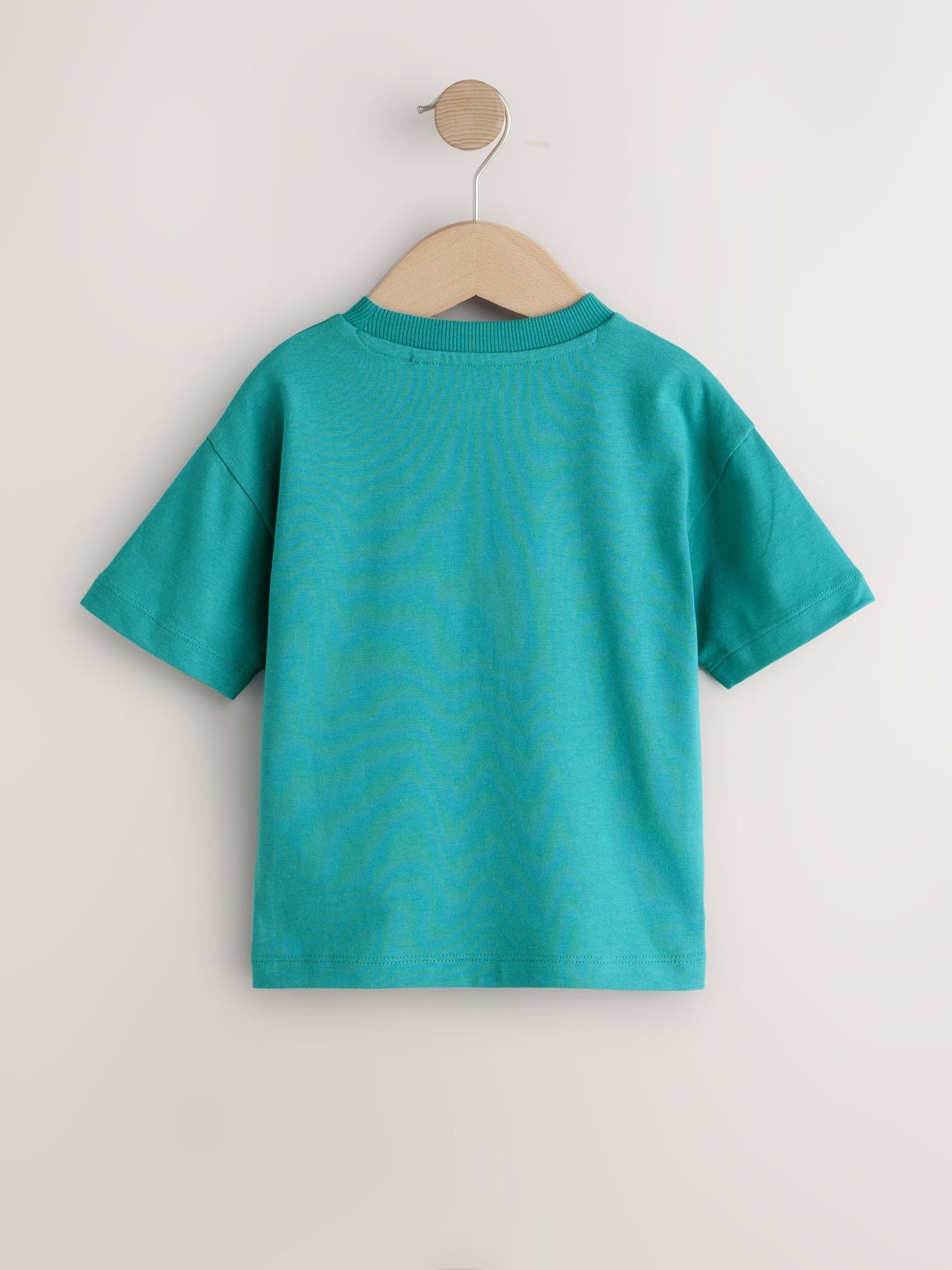 Charcoal/White/Blue/Orange/Green Relaxed Fit Short Sleeve T-Shirts 5 Pack (3mths-7yrs) image 3