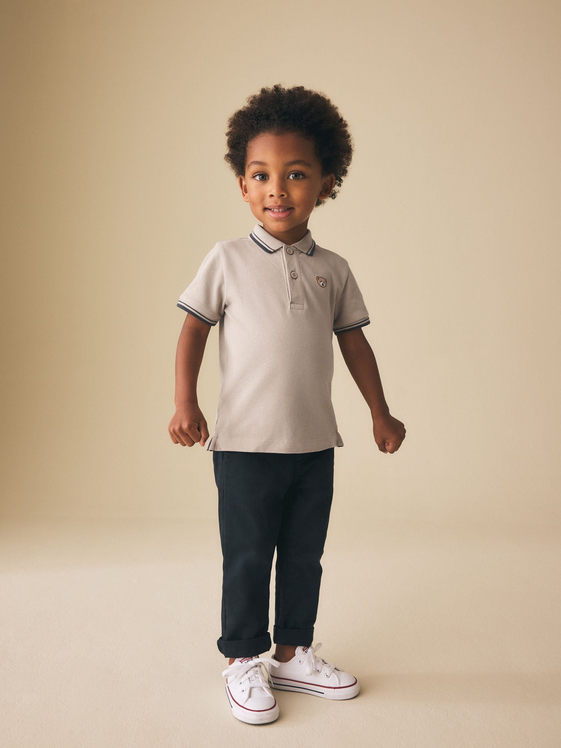 Dsiney Kidz - Stone Bear Short Sleeve Polo Shirt (3mths-7yrs) image 4