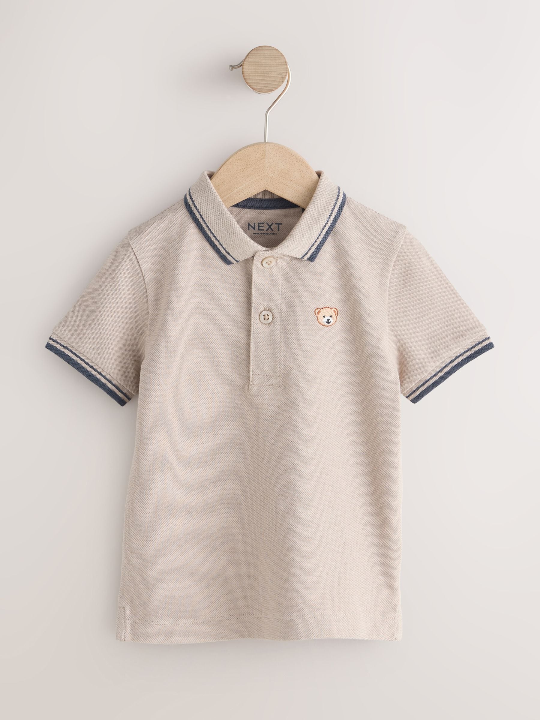 Dsiney Kidz - Stone Bear Short Sleeve Polo Shirt (3mths-7yrs) image 5