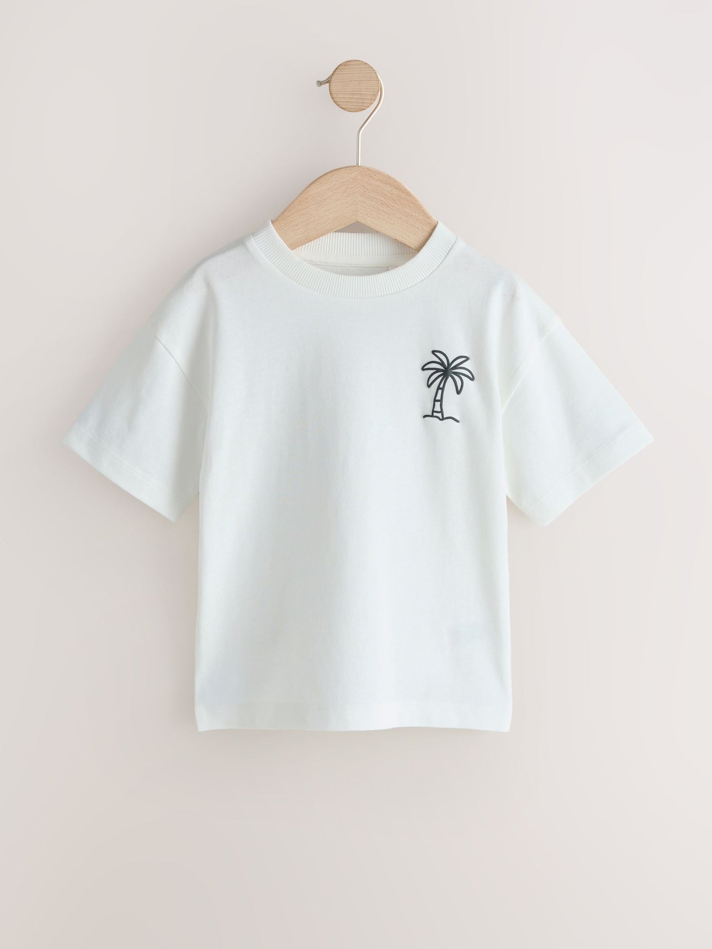White/Blue/Green/Black/Purple Small Short Sleeve Graphic T-Shirts 5 Pack (3mths-7yrs) image 4