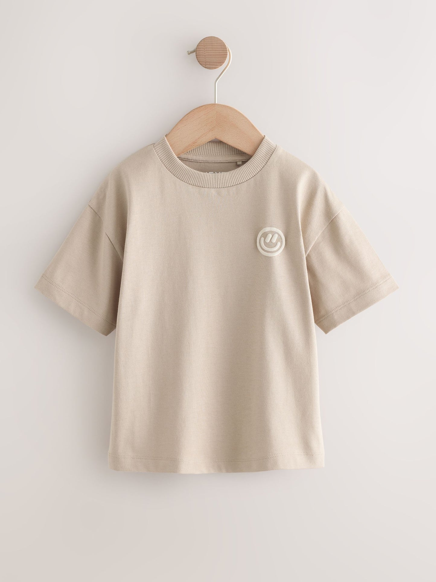 Green/Charcoal/Stone/Pink/Brown Small Short Sleeve Graphic T-Shirts 5 Pack (3mths-7yrs) image 6