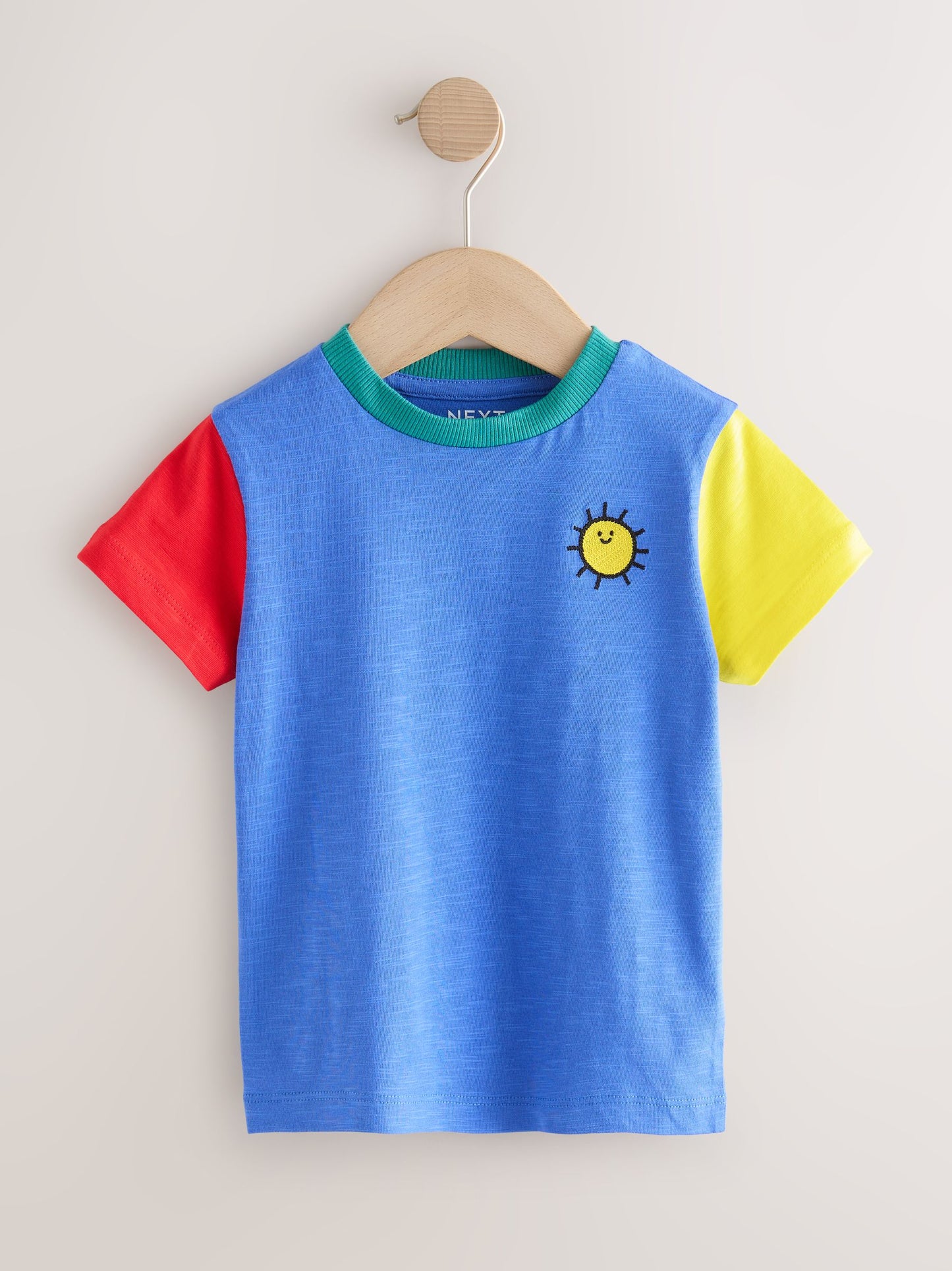Blue Pirates Short Sleeve Appliqué T-Shirts 3 Pack (3mths-7yrs) image 3