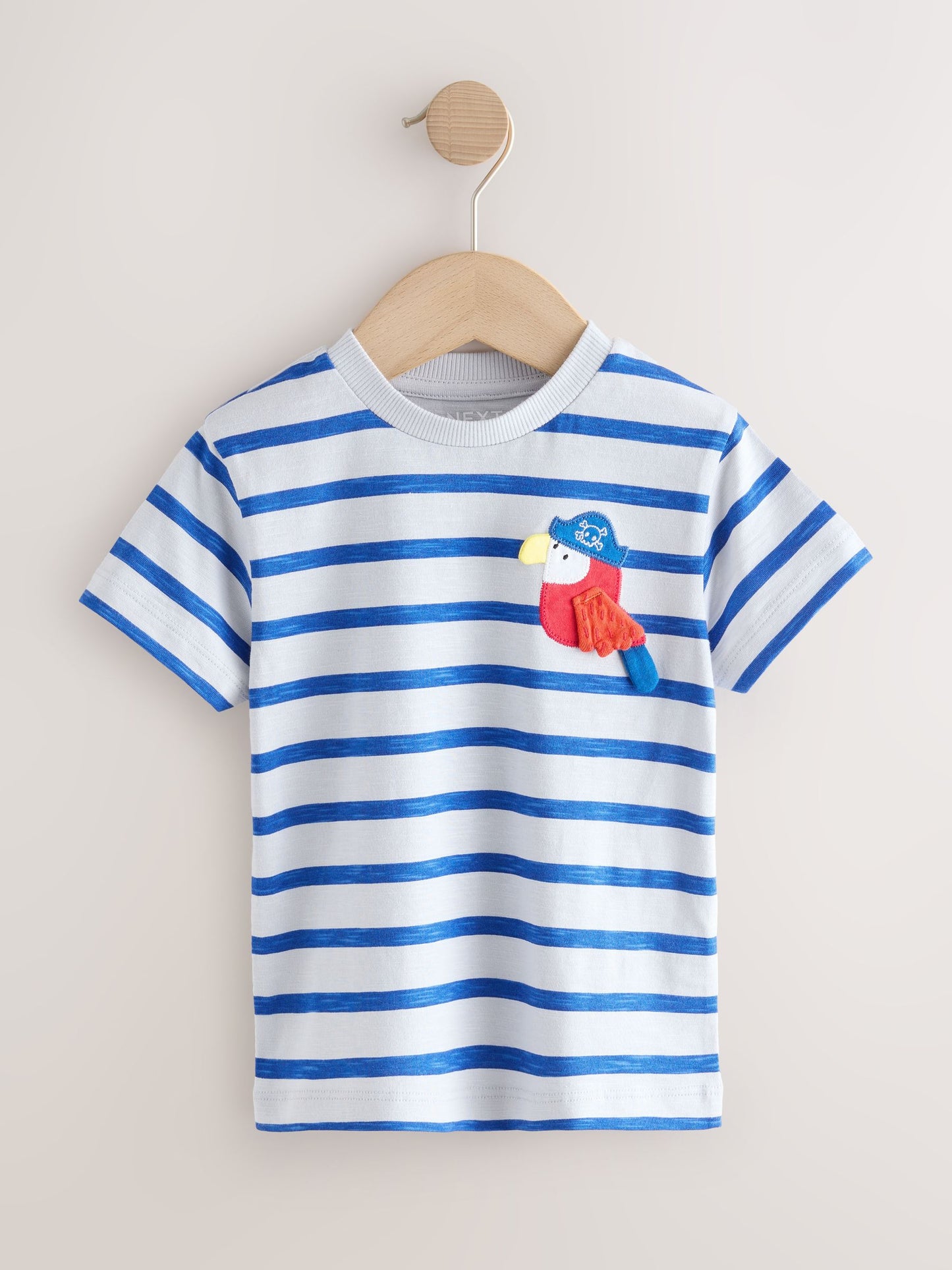 Blue Pirates Short Sleeve Appliqué T-Shirts 3 Pack (3mths-7yrs) image 4