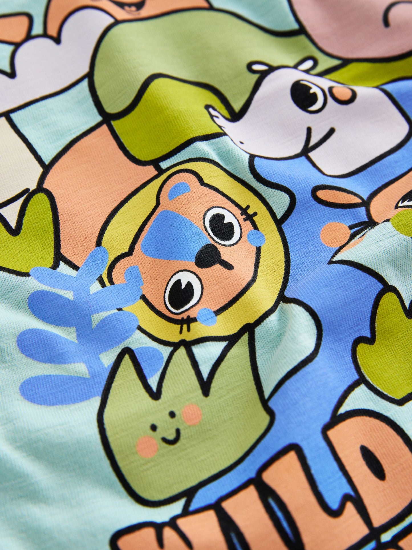 Orange Safari Short Sleeve Graphic T-Shirts 3 Pack (3mths-7yrs) image 6
