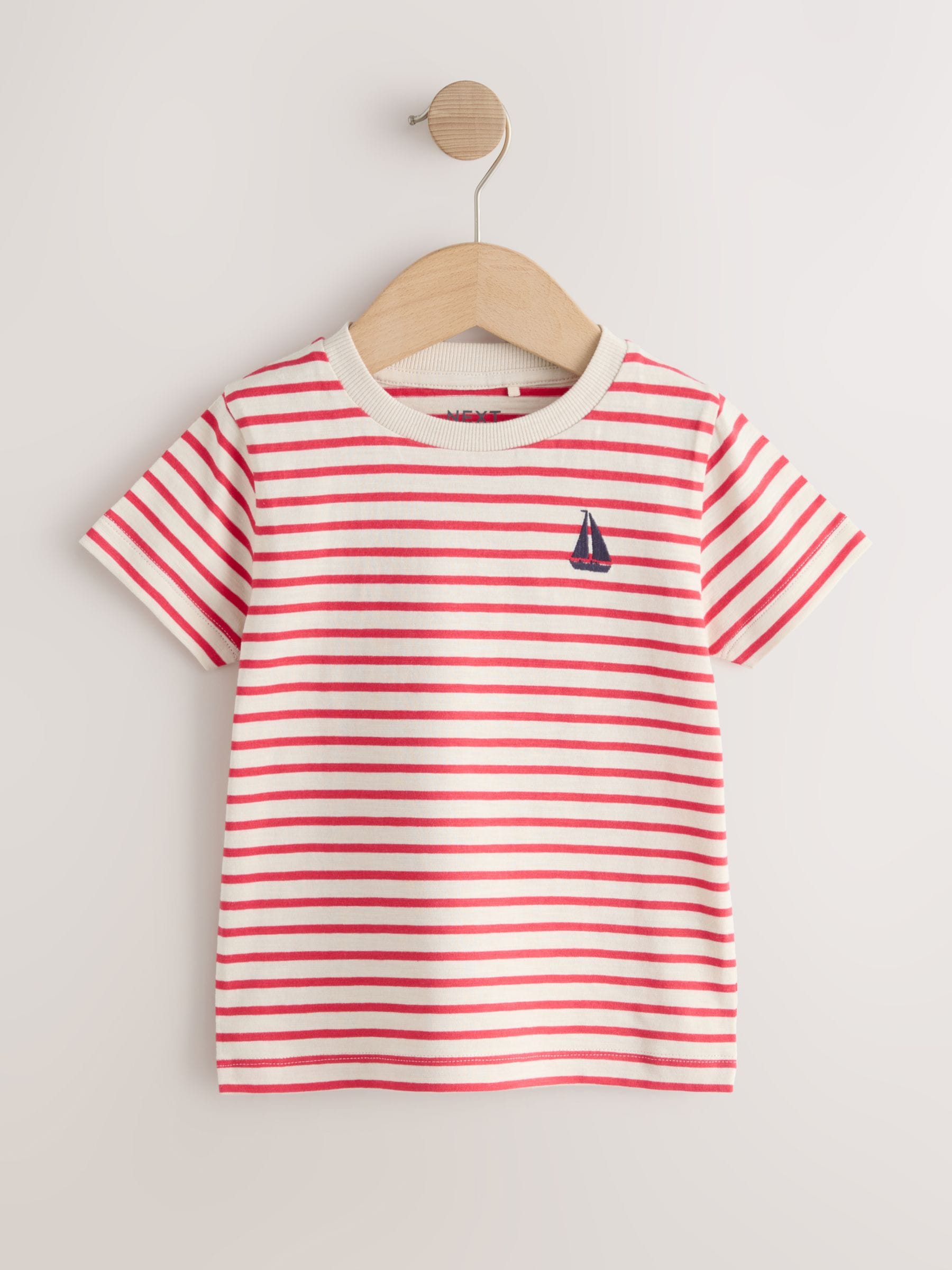 Blue Boat Short Sleeve Graphic T-Shirts 3 Pack (3mths-7yrs) image 4