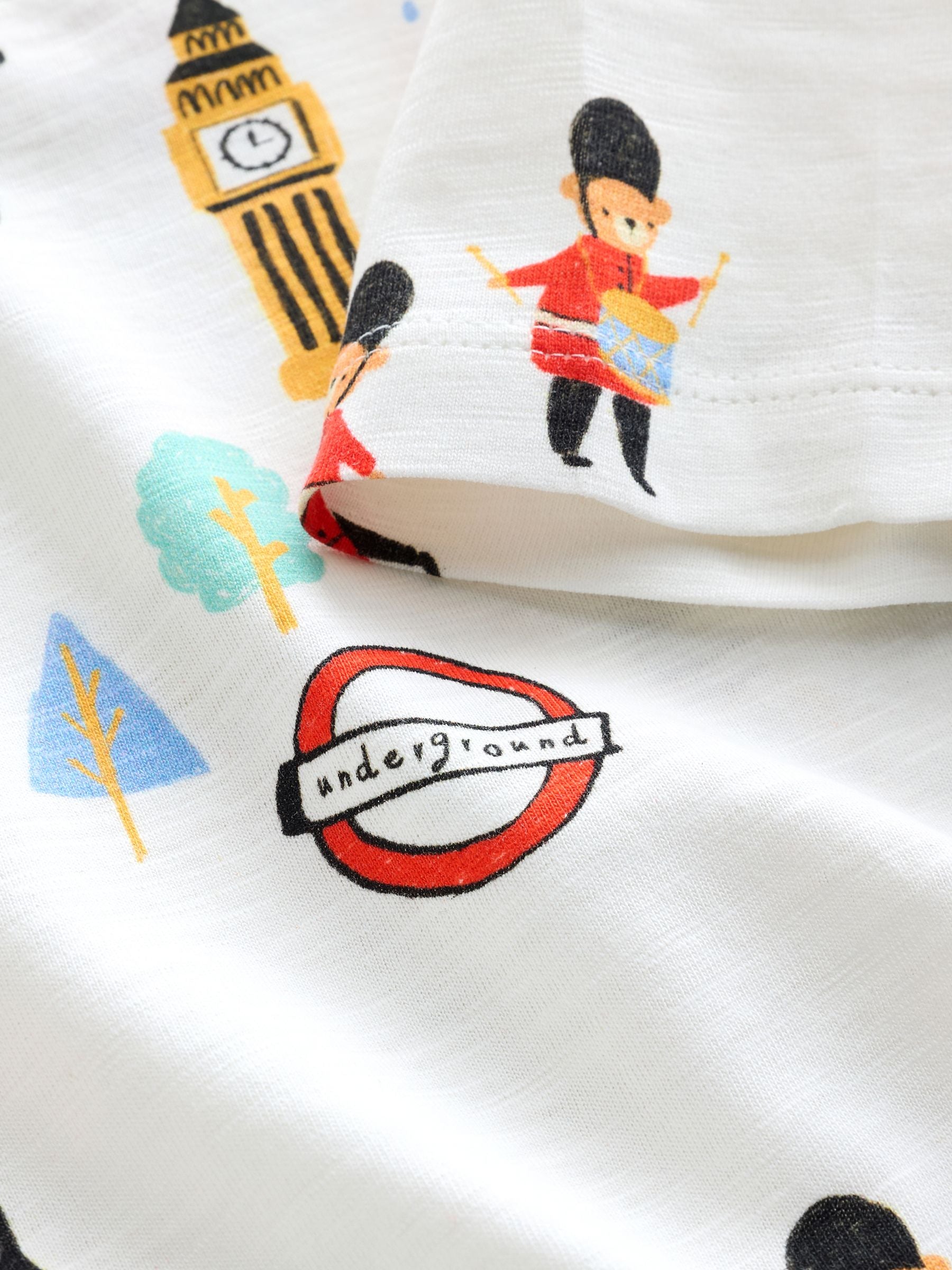 Red/Blue London Short Sleeve Graphic T-Shirts 3 Pack (3mths-7yrs) image 8