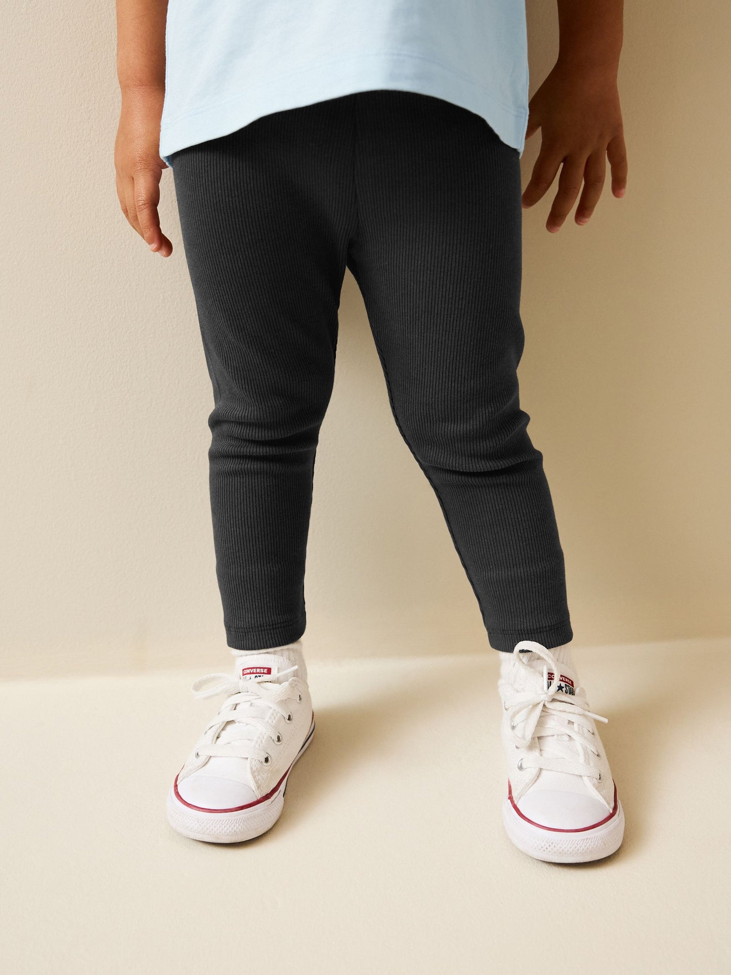 Blue Short Sleeves 100% Cotton T-Shirt and Leggings Set (3mths-7yrs) image 4