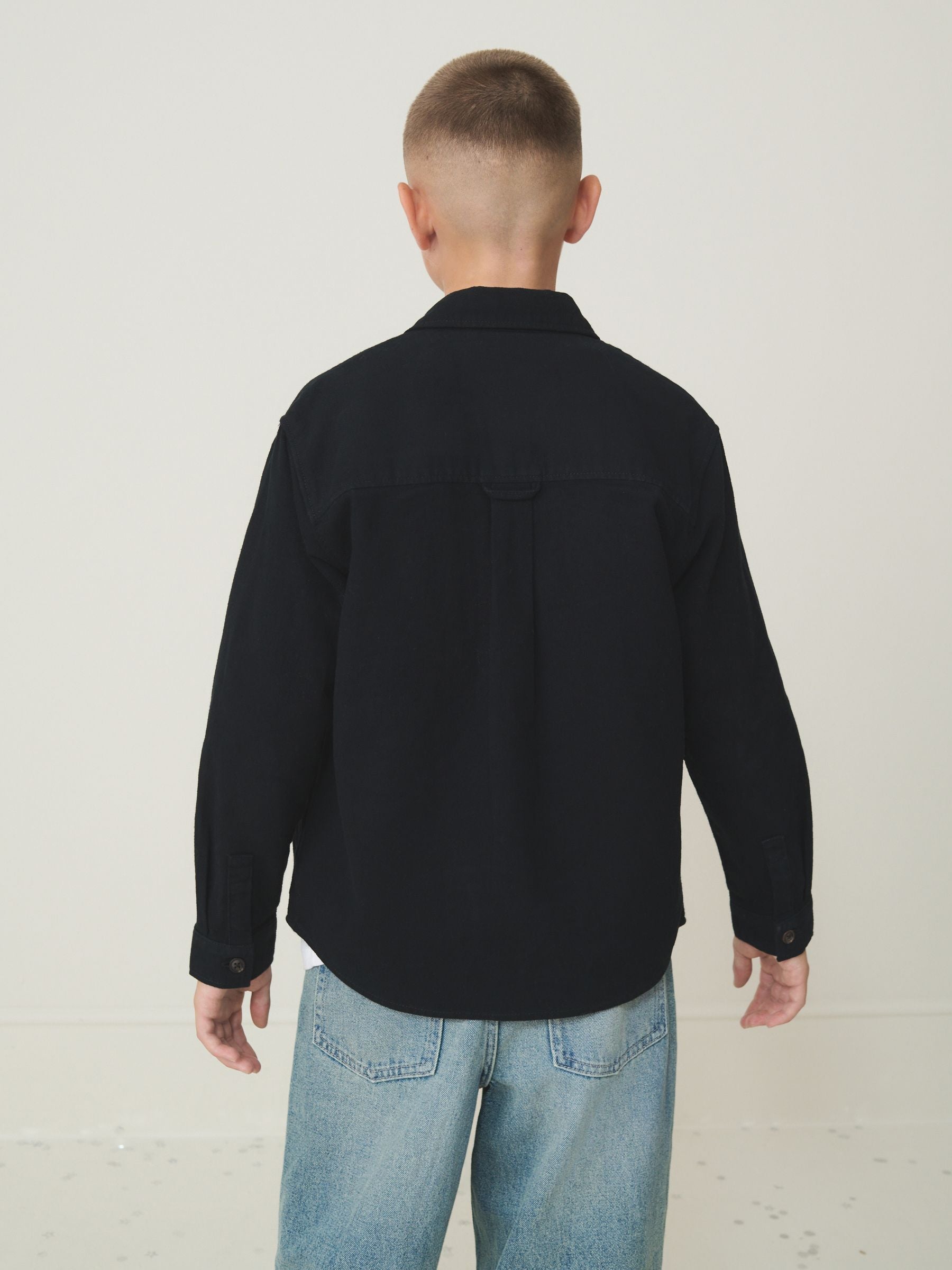 Dsiney Kidz - Black Brushed Overshirt (3-16yrs) image 3