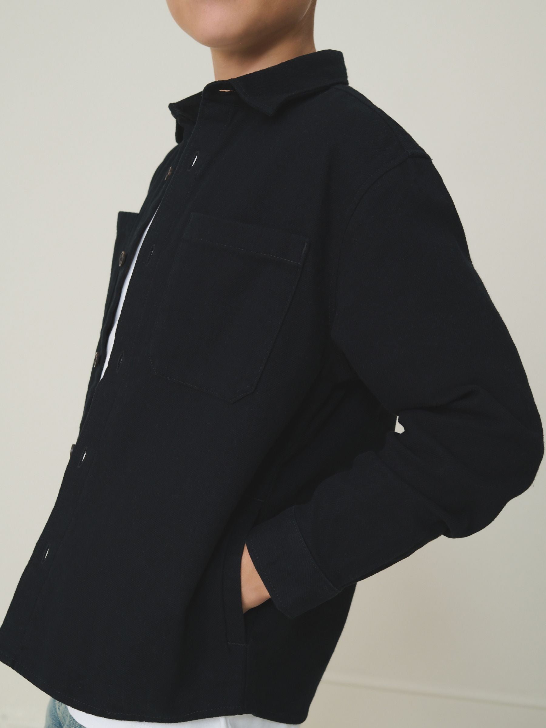 Dsiney Kidz - Black Brushed Overshirt (3-16yrs) image 4