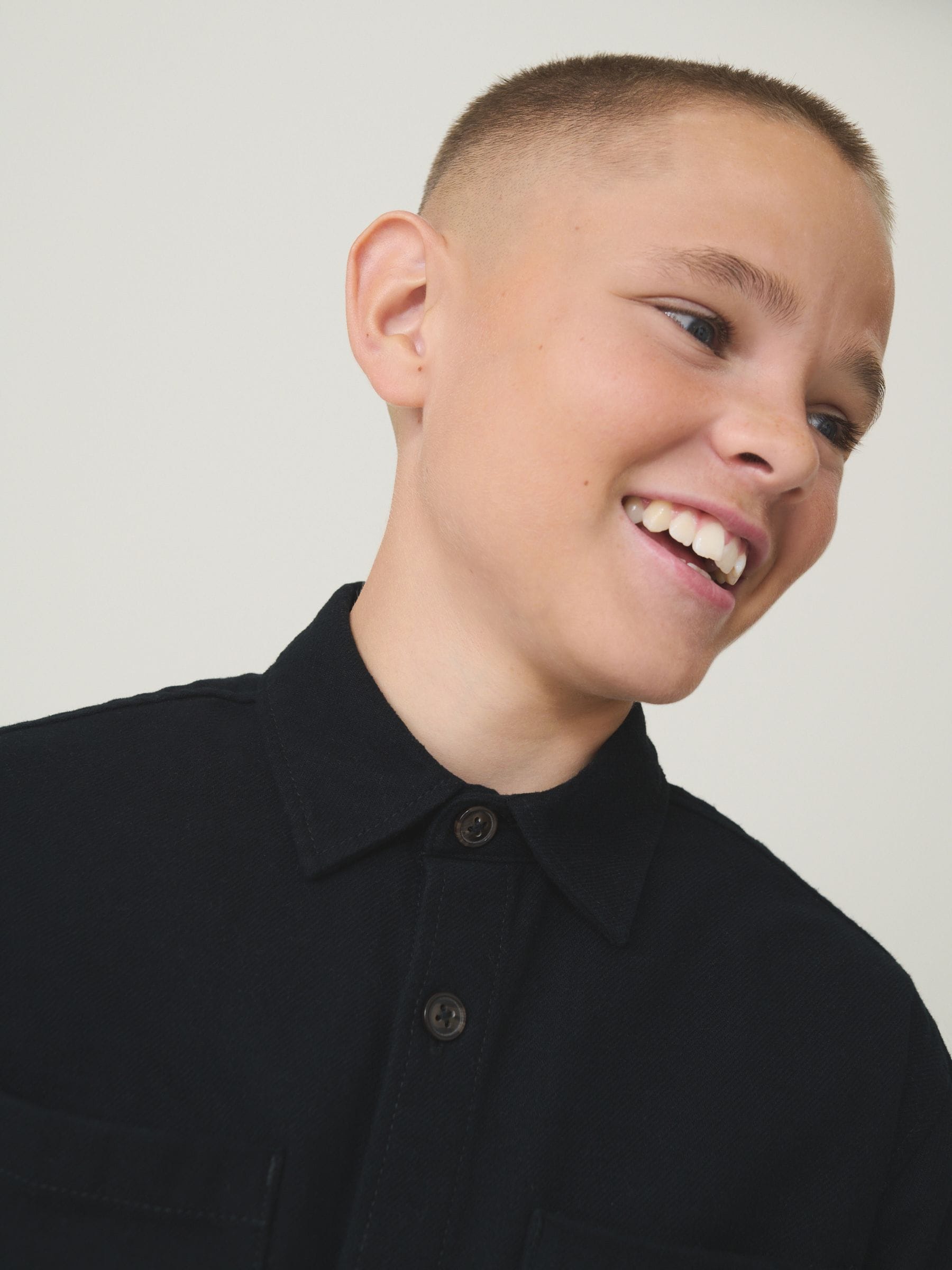 Dsiney Kidz - Black Brushed Overshirt (3-16yrs) image 5