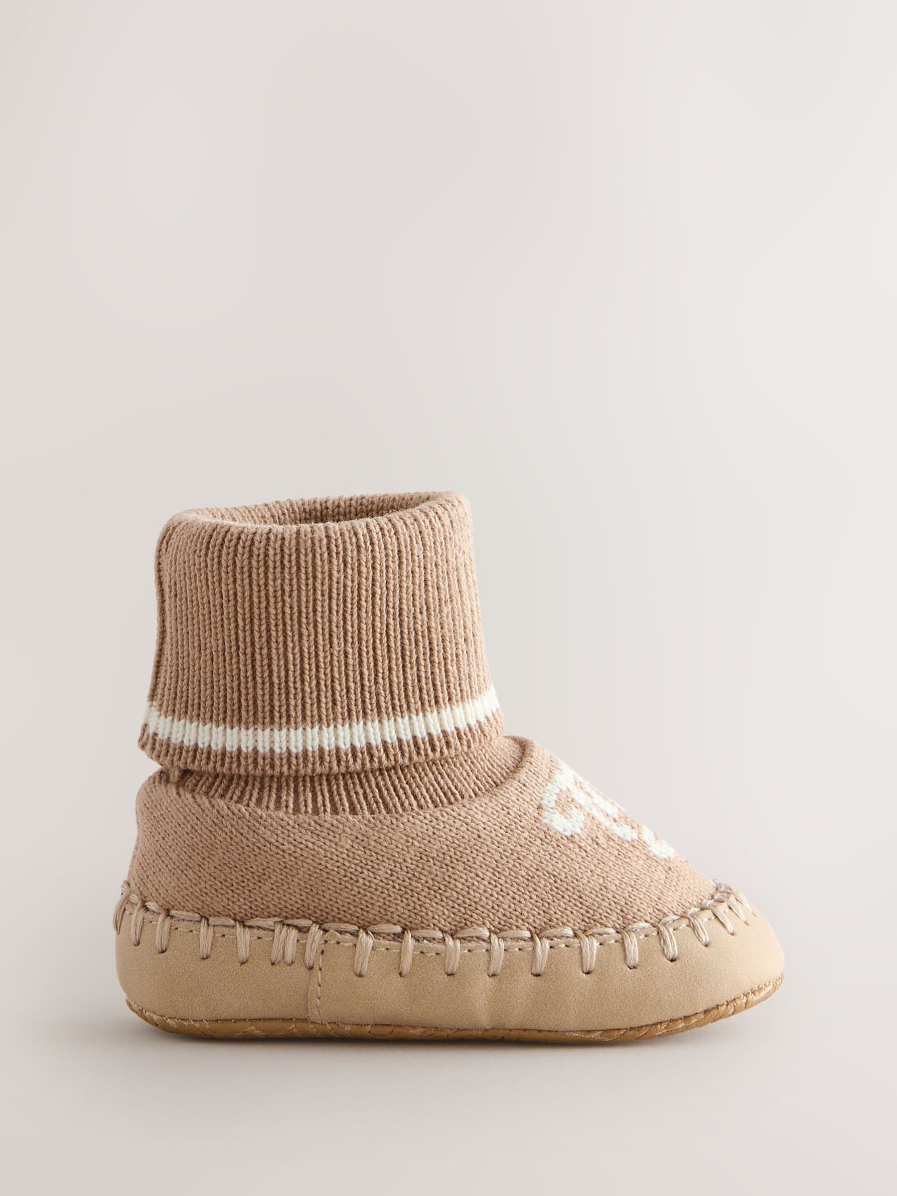 Baker by Ted Baker Baby Boys Knitted Booties image 2
