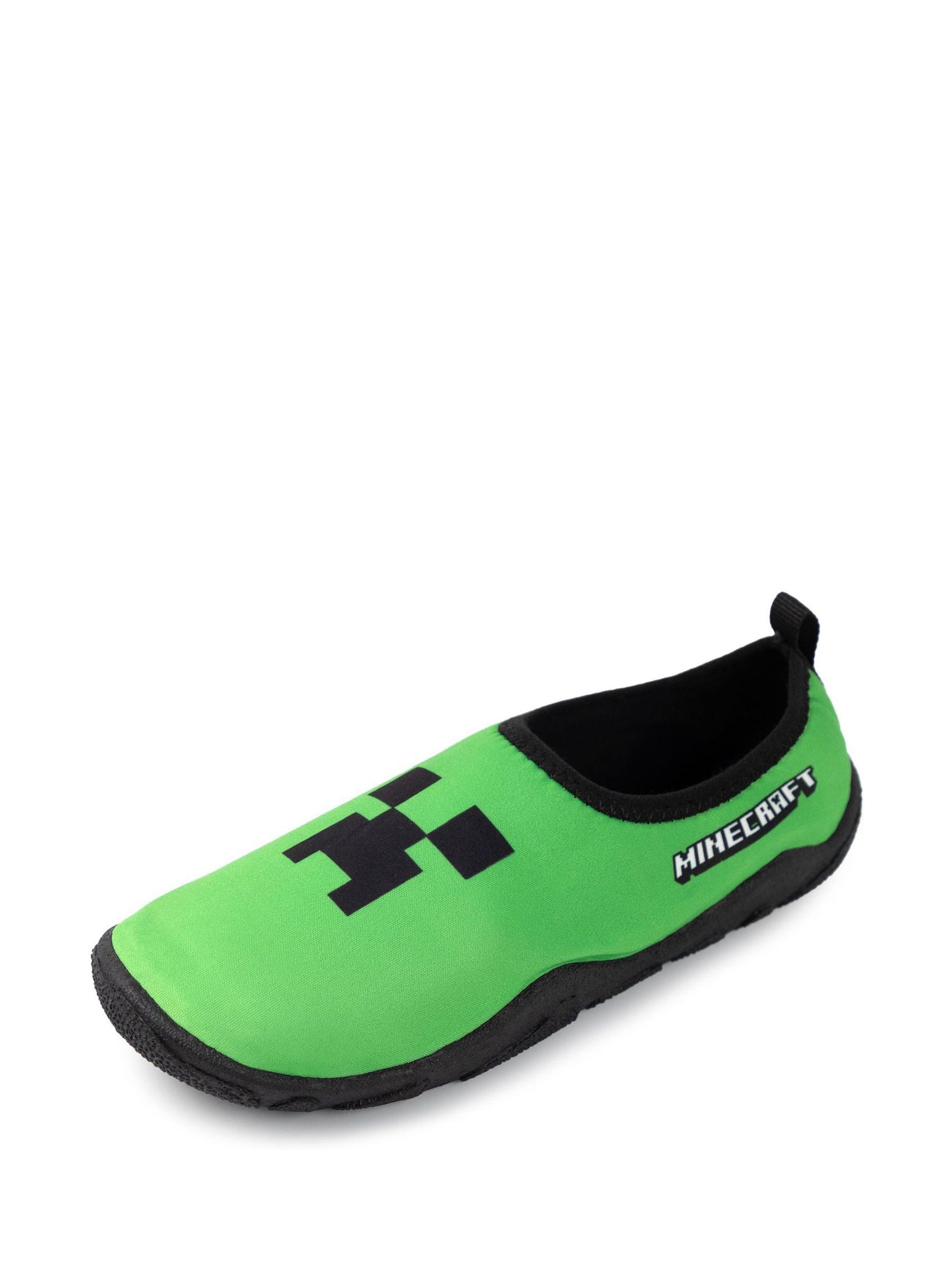 Vanilla Underground Green Boys Minecraft Shoes image 6