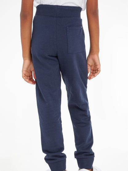 Tommy Hilfiger Blue Essential Pure Cotton Logo Joggers image 2