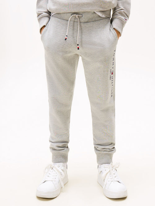 Tommy Hilfiger Grey Essential Pure Cotton Logo Joggers image 1