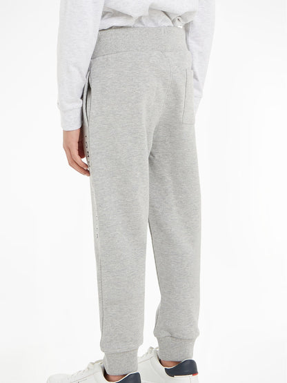 Tommy Hilfiger Grey Essential Pure Cotton Logo Joggers image 2
