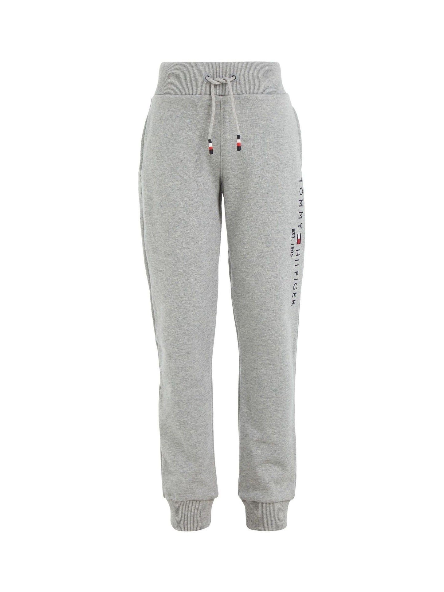 Tommy Hilfiger Grey Essential Pure Cotton Logo Joggers image 9