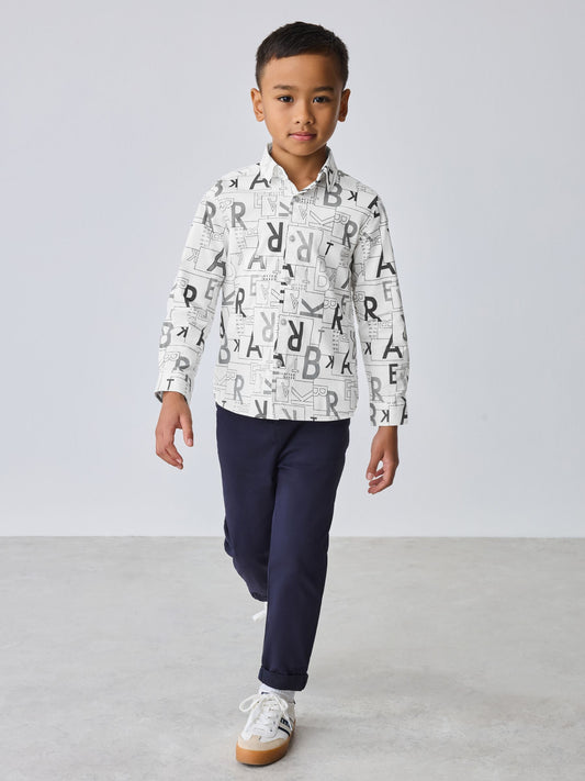 Baker by Ted Baker White Printed Shirt image 2