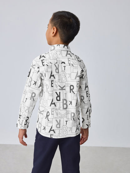 Baker by Ted Baker White Printed Shirt image 4