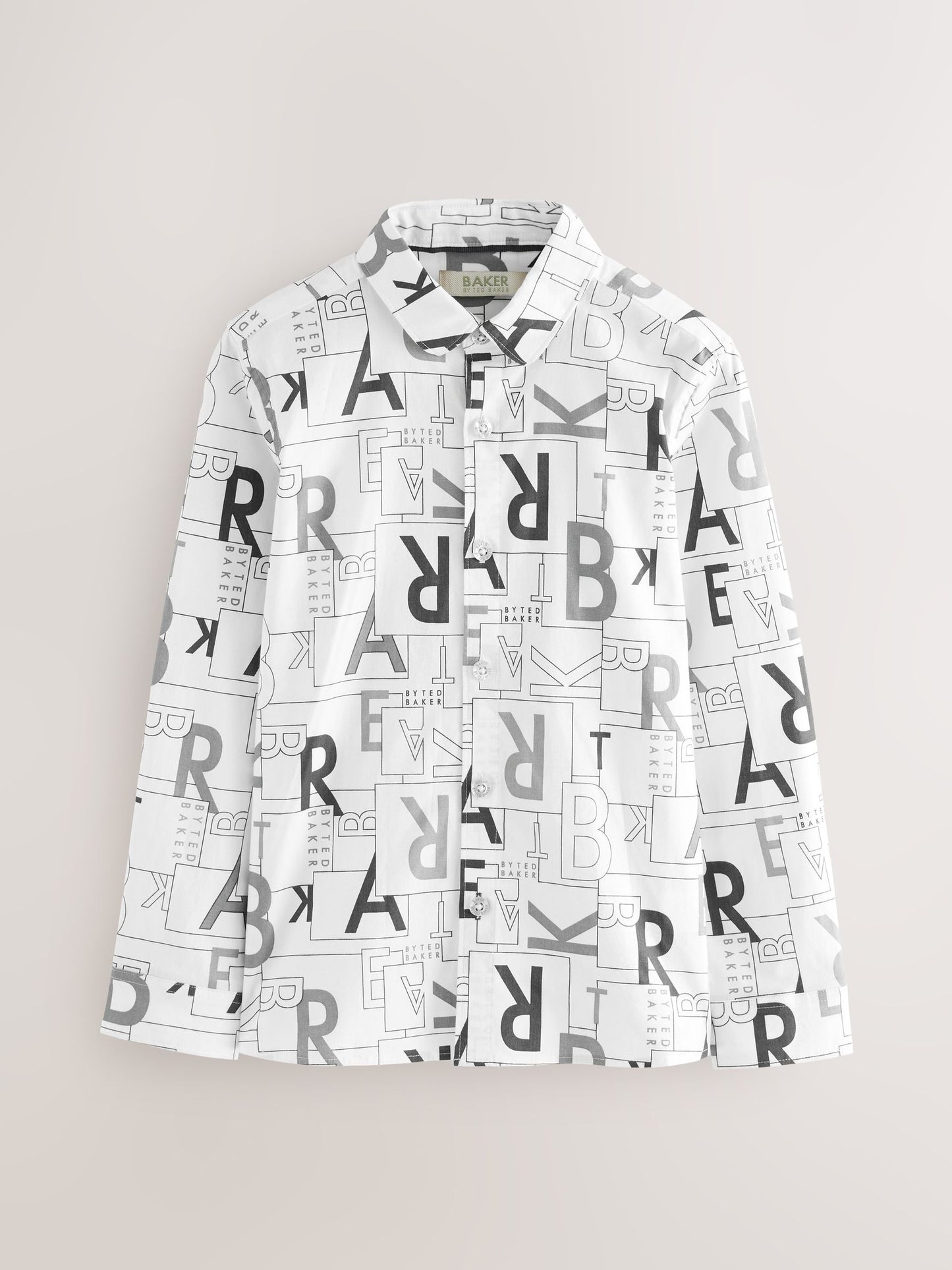 Baker by Ted Baker White Printed Shirt image 6