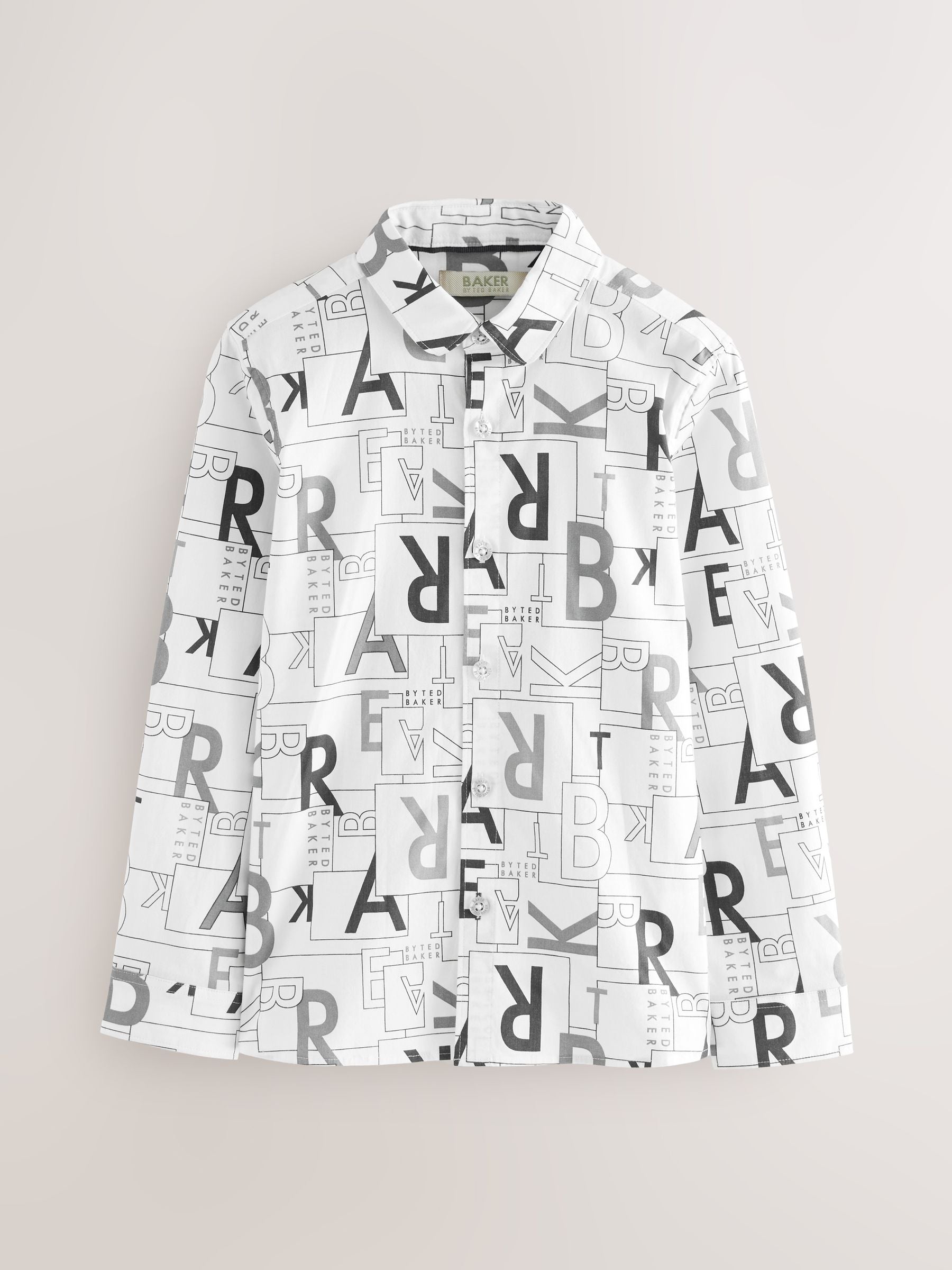 Baker by Ted Baker White Printed Shirt image 6
