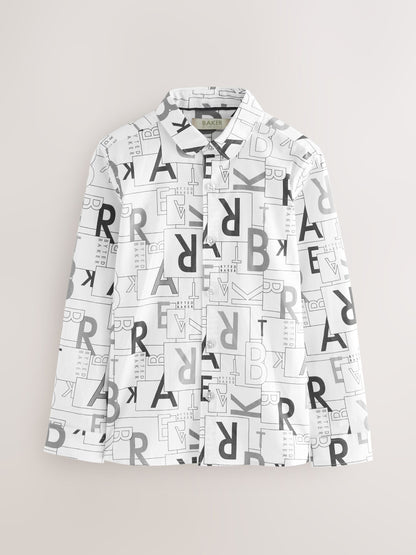 Baker by Ted Baker White Printed Shirt image 6