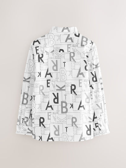 Baker by Ted Baker White Printed Shirt image 7