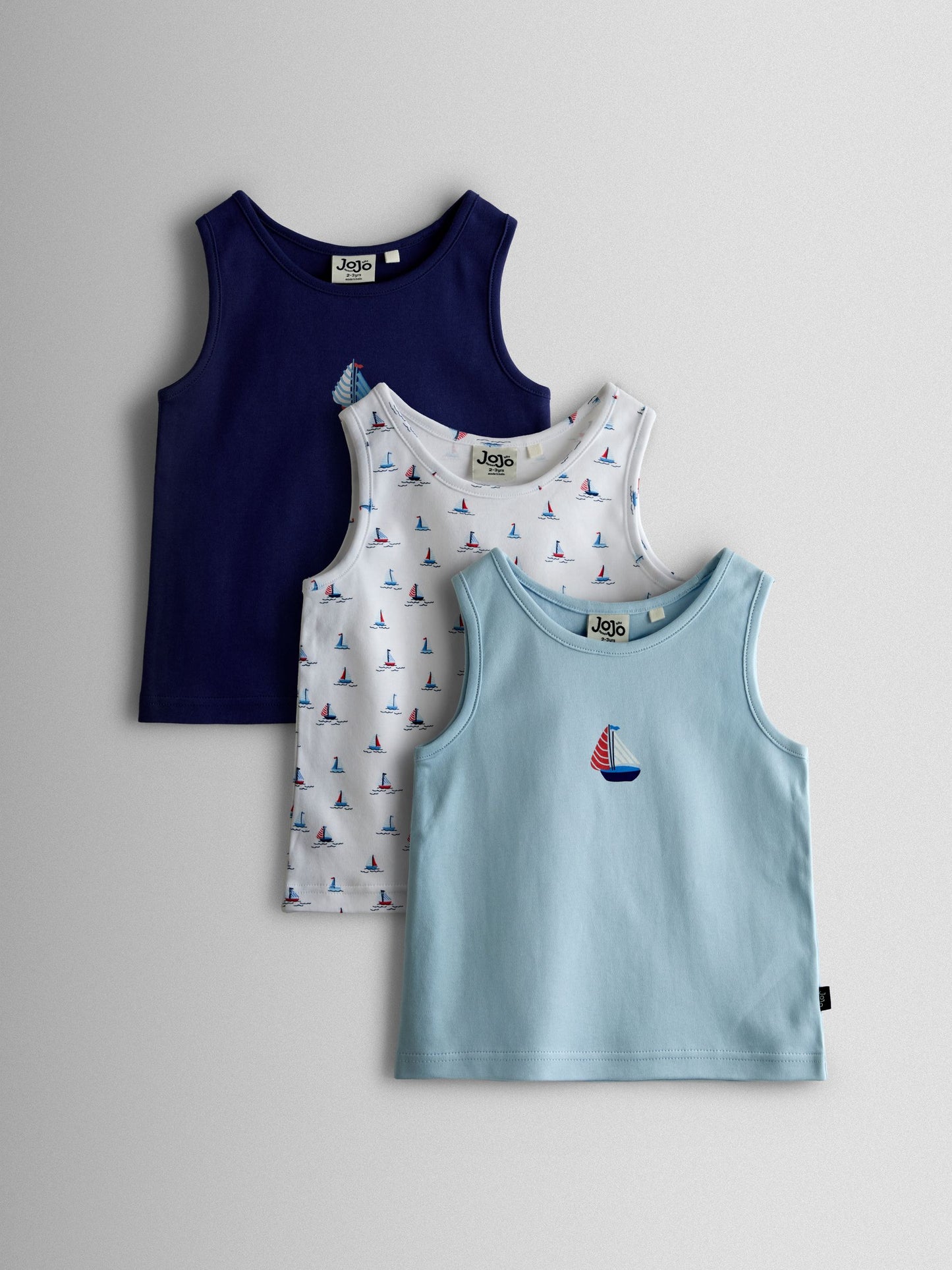 Dsiney Kidz - JoJo Maman Bébé Boat 3-Pack Sailboat Vests image 1
