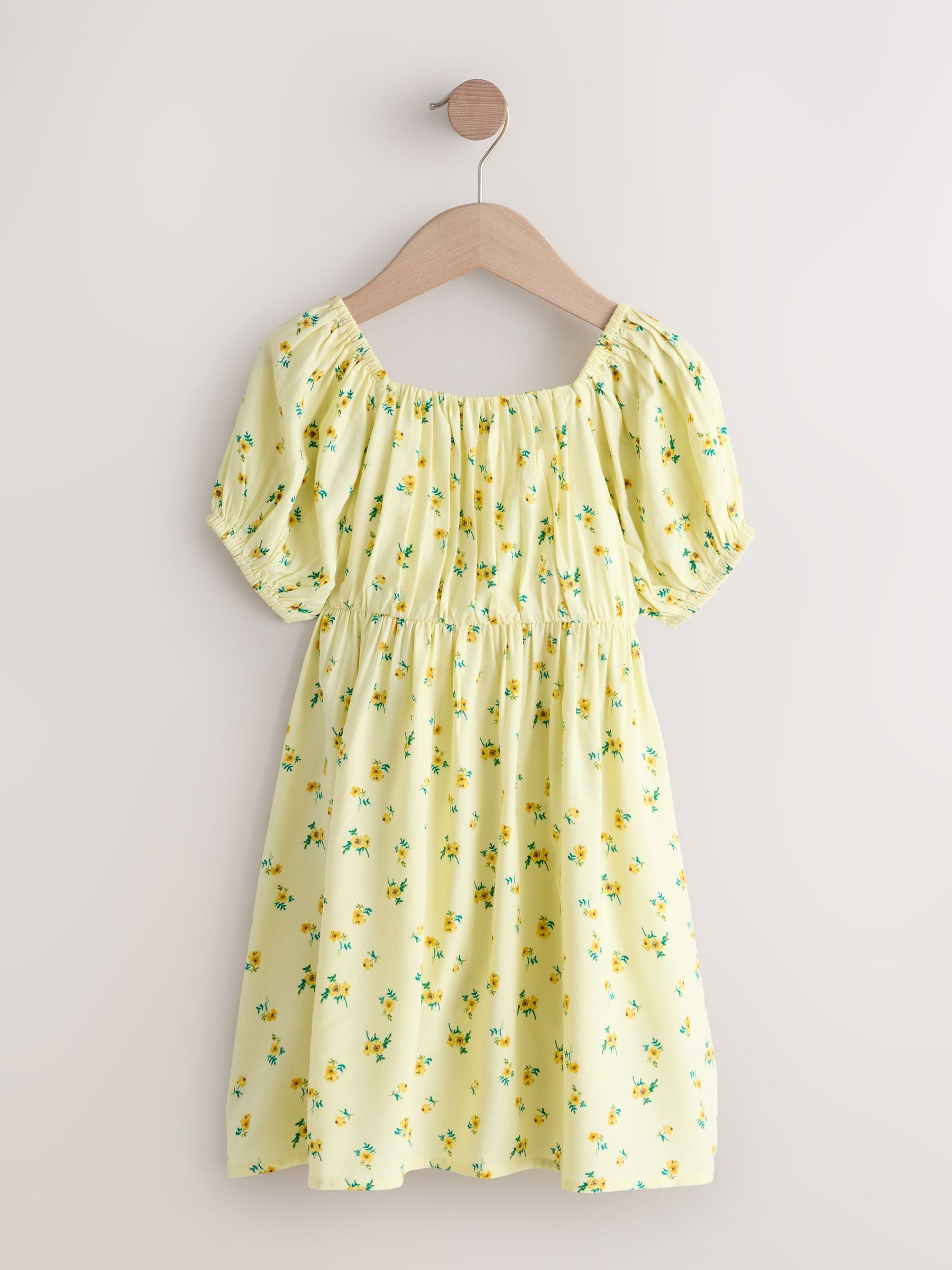 Yellow Short Sleeve Dress (3-16yrs) image 5