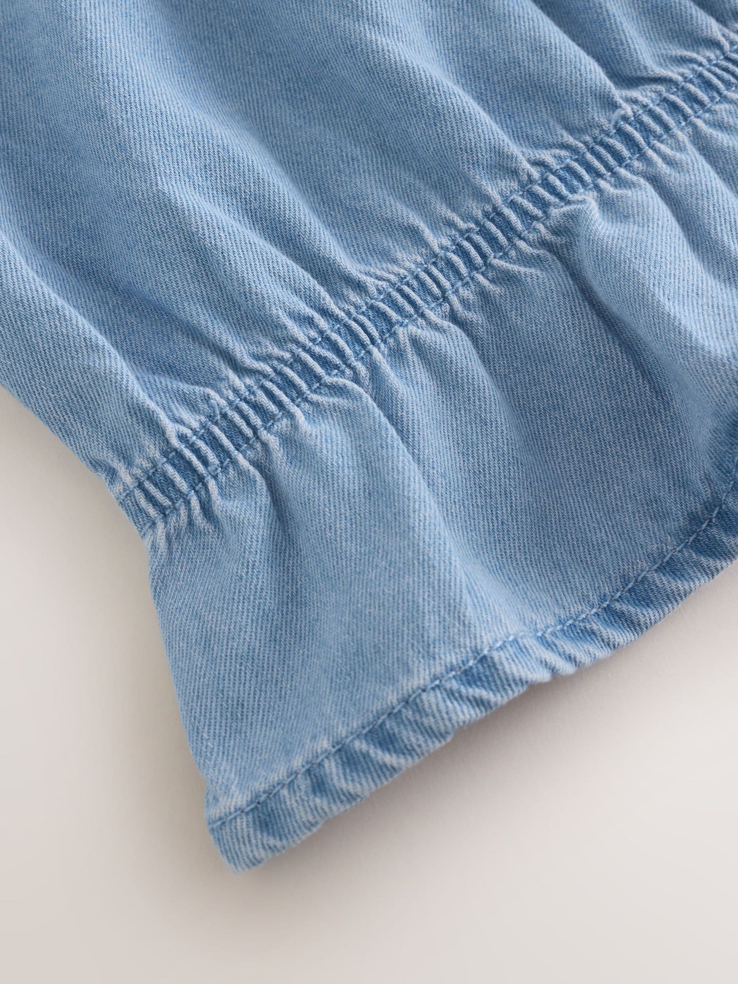 Dsiney Kidz - Blue Denim Puff Sleeve Blouse and Skirt Set (3-16yrs) image 9