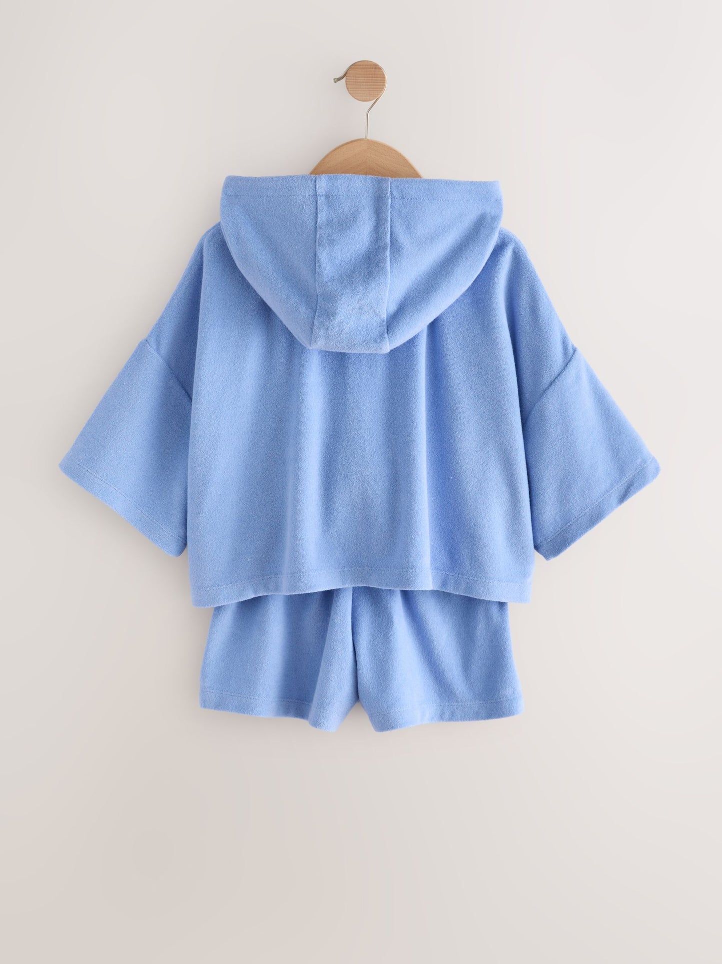 Dsiney Kidz - Blue Towelling Zip Hoodie And Shorts Set (3-16yrs) image 7