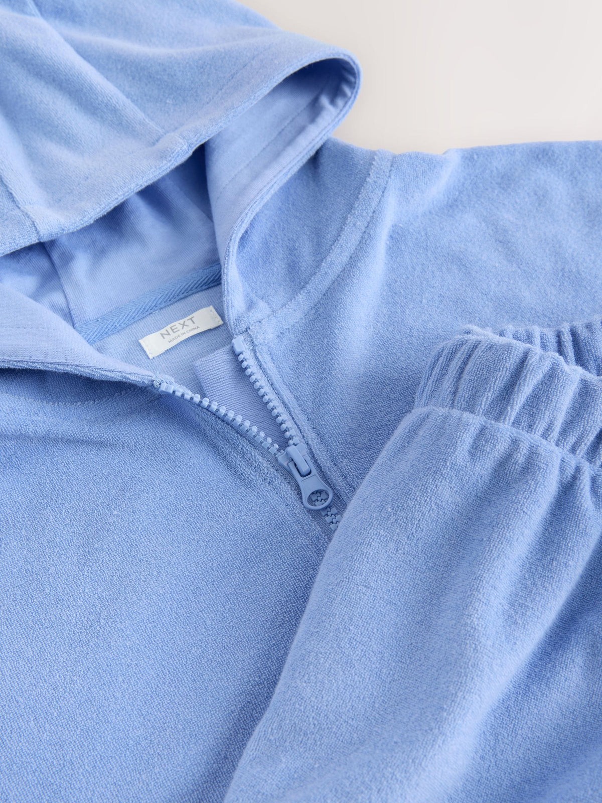 Dsiney Kidz - Blue Towelling Zip Hoodie And Shorts Set (3-16yrs) image 8