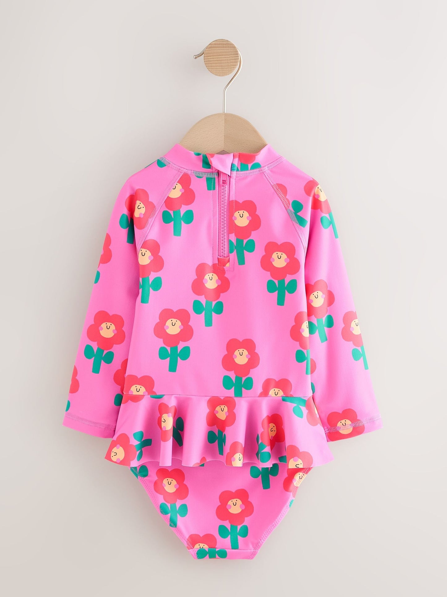 Pink Stampy Floral Sunsafe Swim Set (3mths-7yrs) image 7