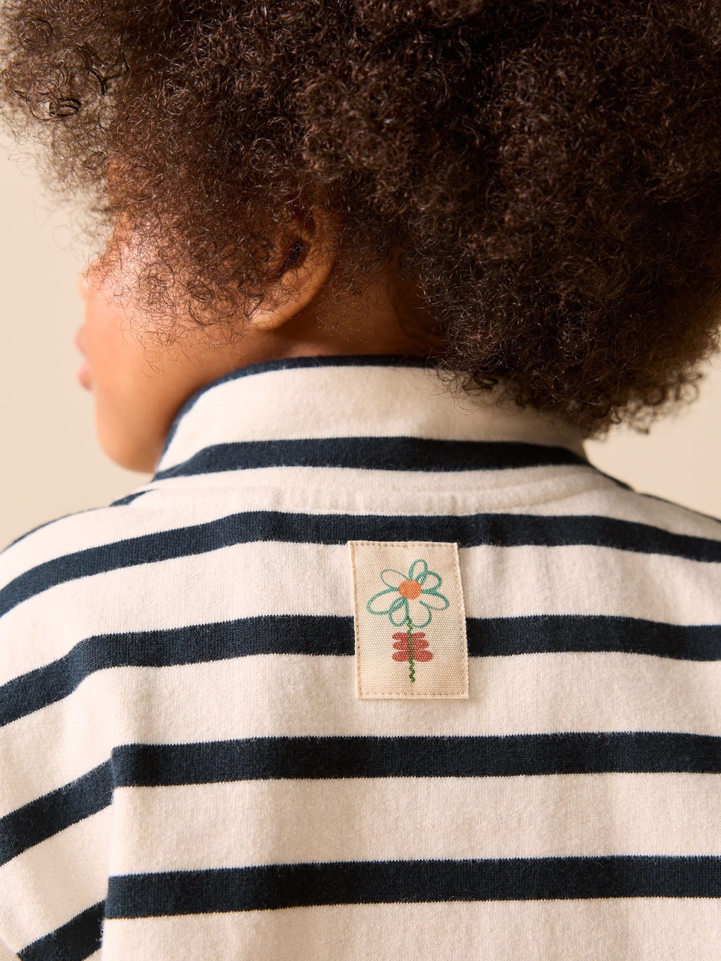 Monochrome Quarter Zip Sweat Dress (3mths-7yrs) image 4