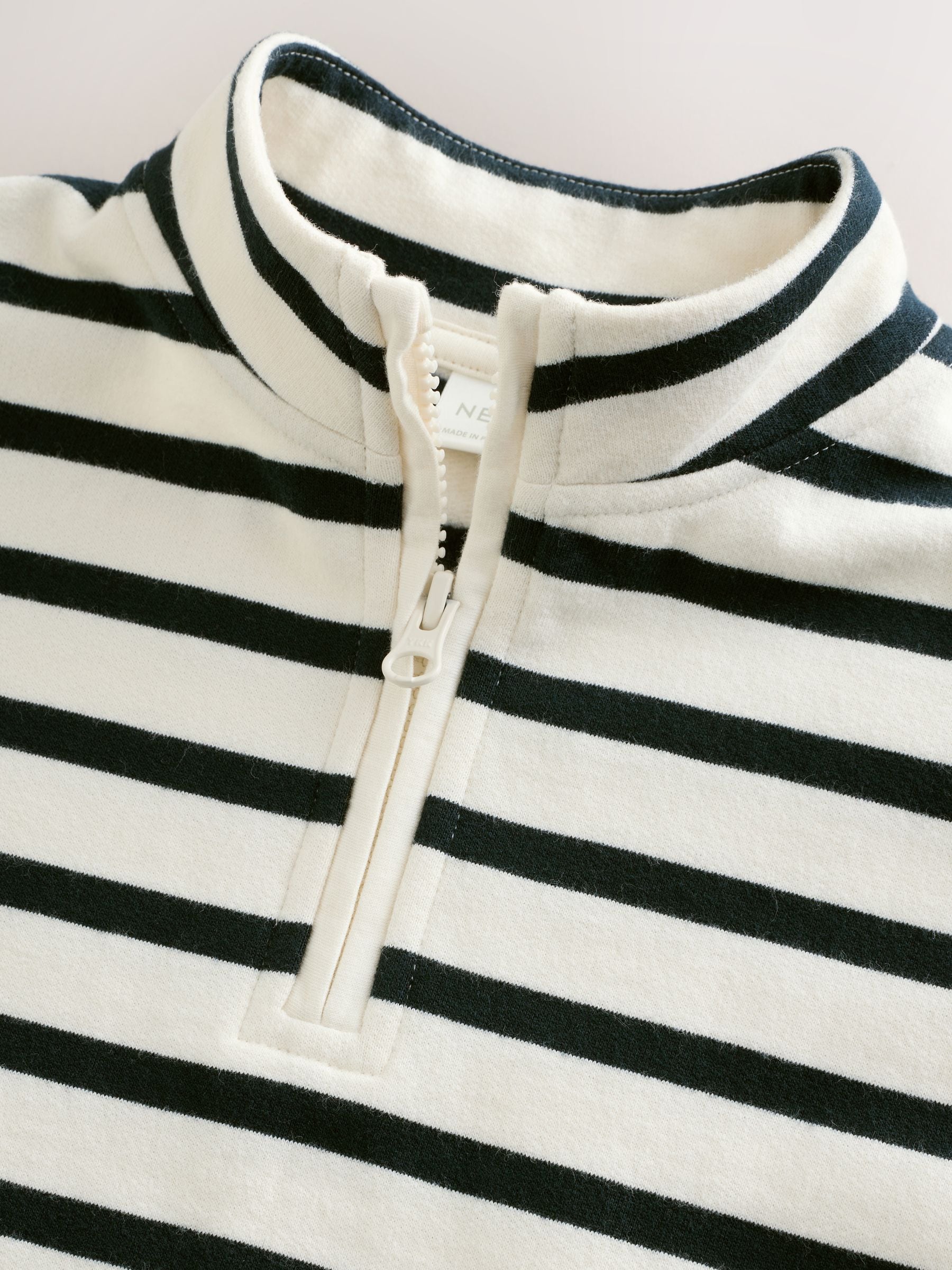 Monochrome Quarter Zip Sweat Dress (3mths-7yrs) image 7